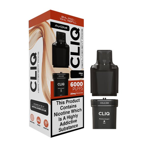 Avomi CLIQ Pre Filled Replacement Pods - Vape Town