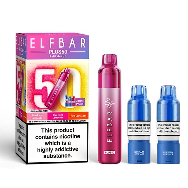 Elf Bar Plus 50 Prefilled Pod Kit - Vape Town