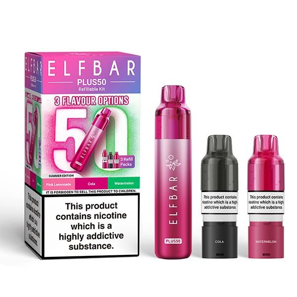 Elf Bar Plus 50 Prefilled Pod Kit - Vape Town