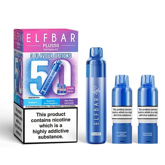 Elf Bar Plus 50 Prefilled Pod Kit - Vape Town