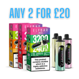 ElfBar 4 in 1 Pod Vape Kit Berry Edition available from the online vape shop Vape Town UK