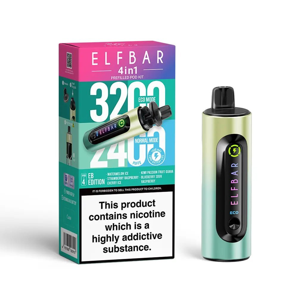 ElfBar 4in1 Pre Filled Pod Vape Kit - Vape Town