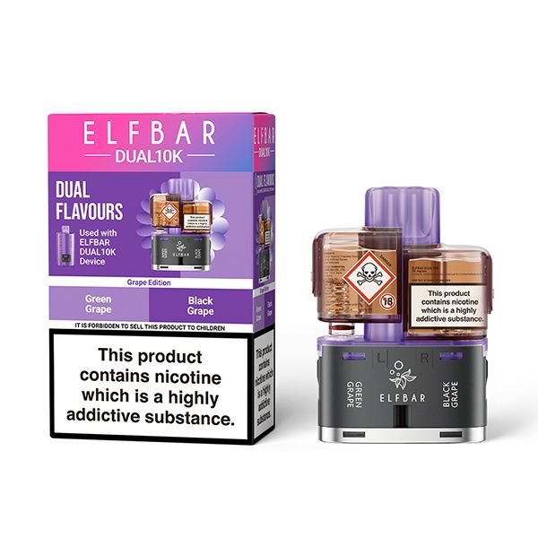 ElfBar Dual 10K Pre Filled Replacement Pods - Vape Town