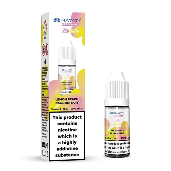 Hayati Pro Max Nic Salt Lemon Peach Passionfruit 10ml E - Liquid - Vape Town