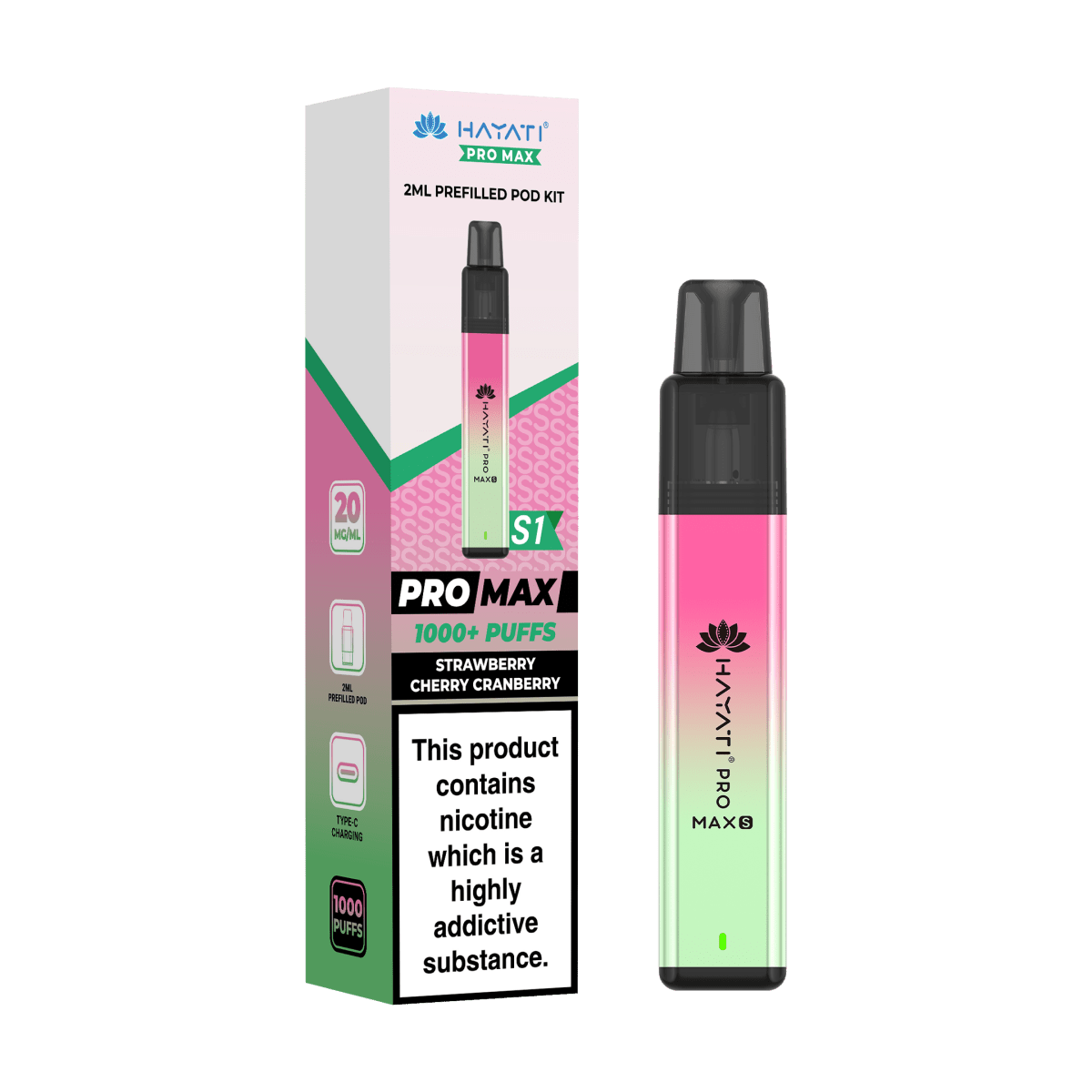 Hayati Pro Max S1 Prefilled Pod Kit - Vape Town