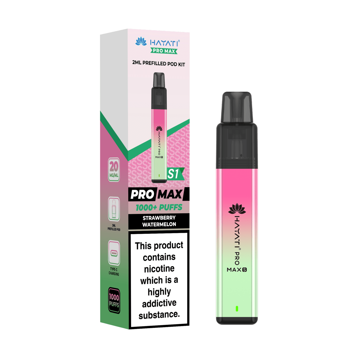 Hayati Pro Max S1 Prefilled Pod Kit - Vape Town