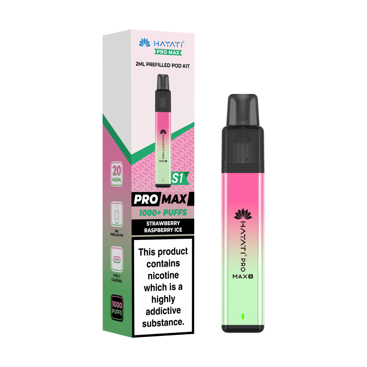 Hayati Pro Max S1 Prefilled Pod Kit - Vape Town