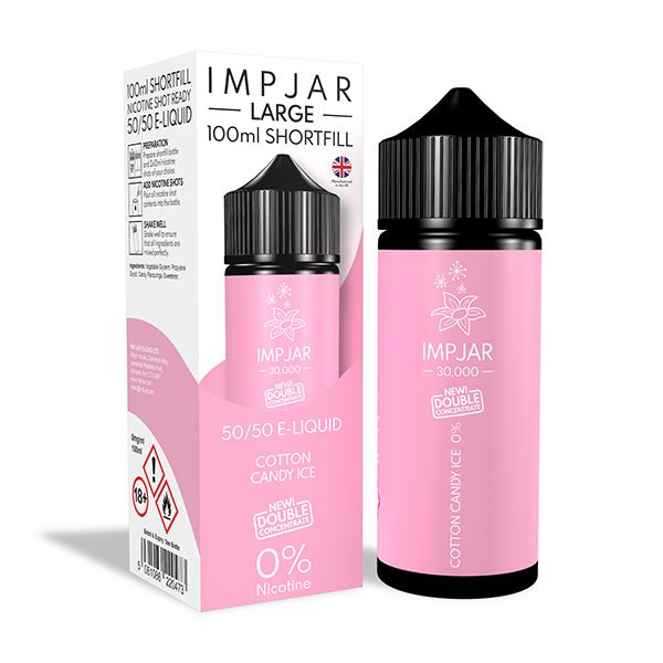 Imp Jar Large - Cotton Candy Ice 100ml Shortfill - Vape Town