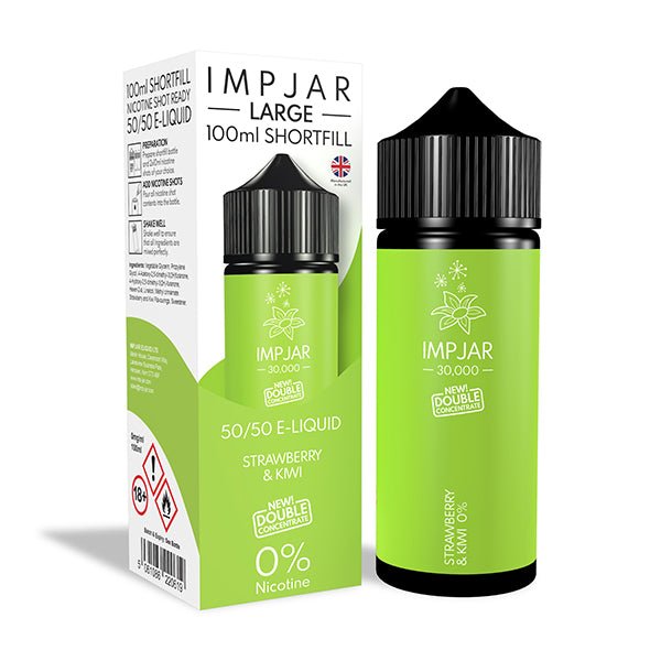 Imp Jar Large - Strawberry & Kiwi 100ml Shortfill - Vape Town