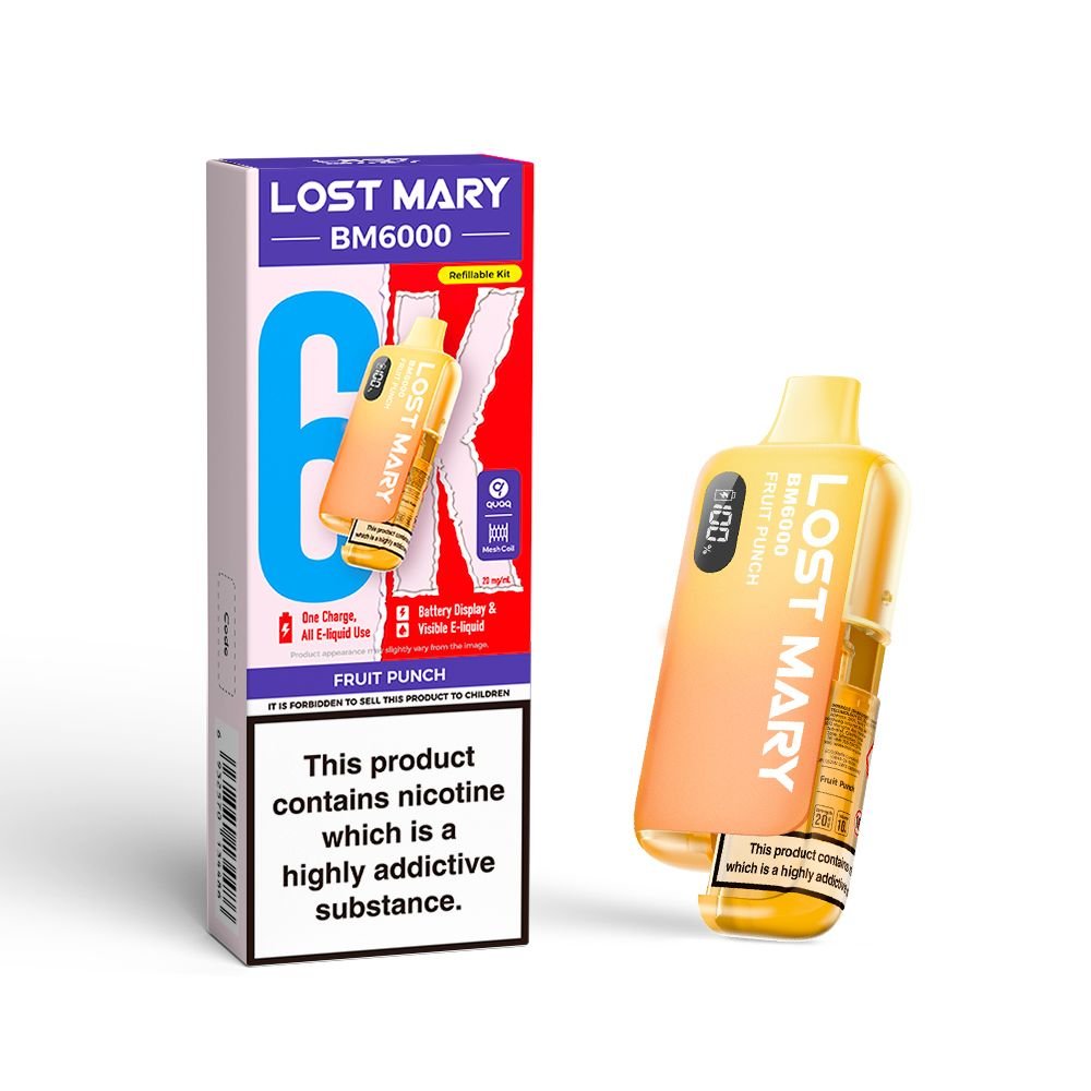 Lost Mary BM6000 Pre Filled Pod Vape Kit - Vape Town