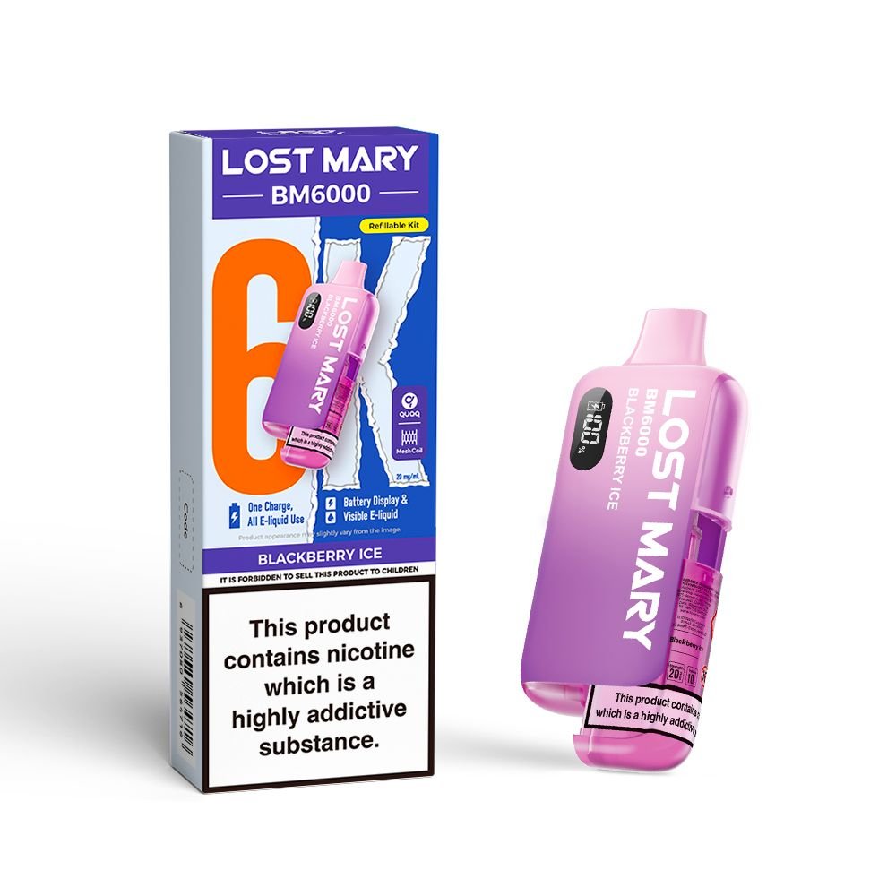 Lost Mary BM6000 Pre Filled Pod Vape Kit - Vape Town