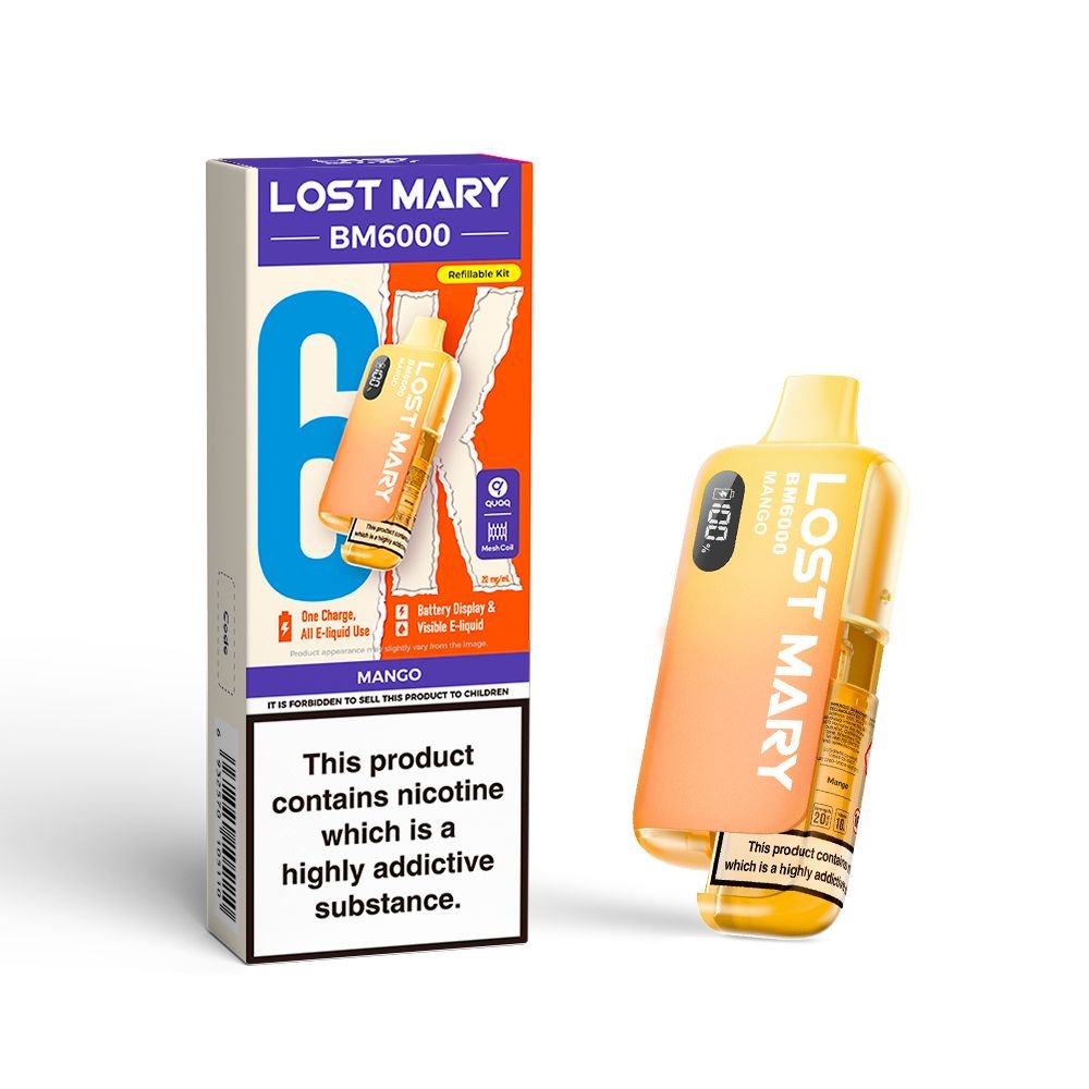 Lost Mary BM6000 Pre Filled Pod Vape Kit - Vape Town