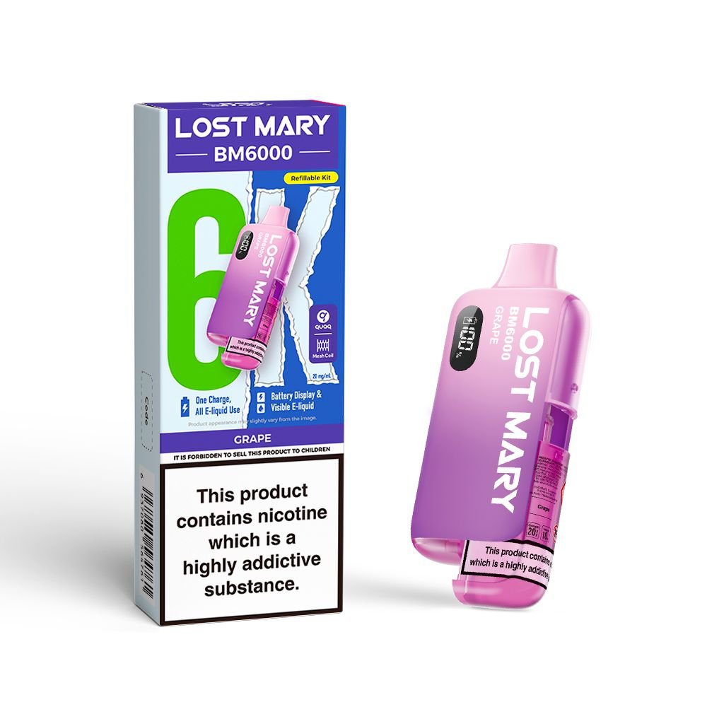 Lost Mary BM6000 Pre Filled Pod Vape Kit - Vape Town