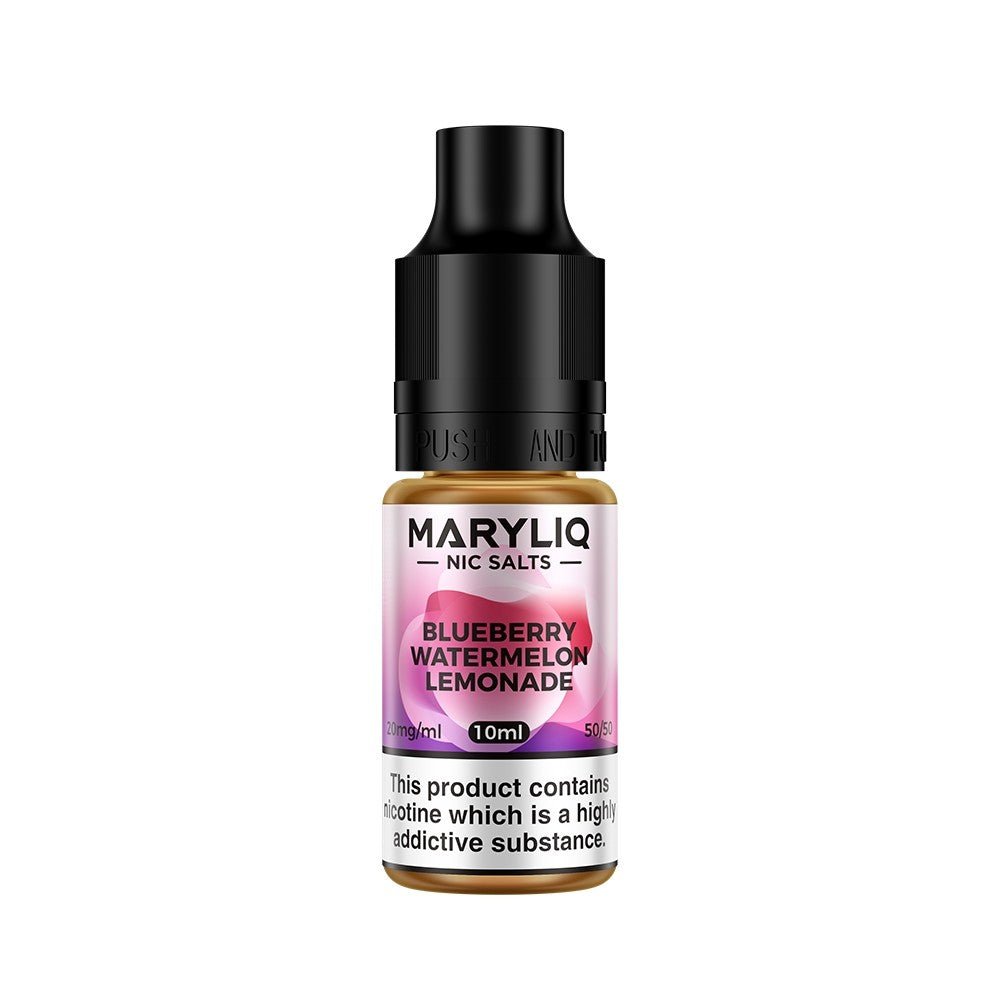 Lost Mary Maryliq - Blueberry Watermelon Lemonade 10ml Nic Salt 10mg available from the online vape shop Vape Town UK