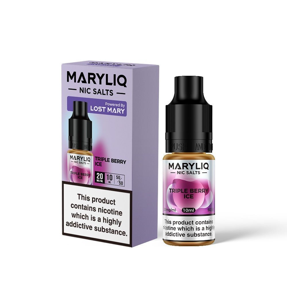 Lost Mary Maryliq - Triple Berry Ice 10ml Nic Salt - Vape Town