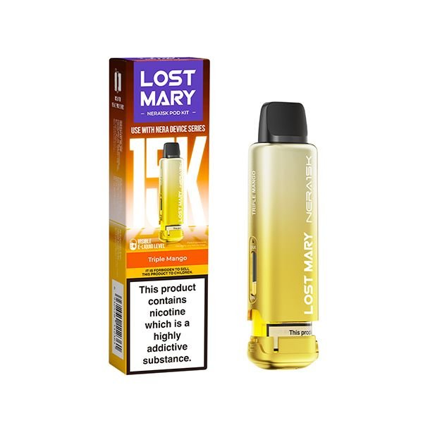 Lost Mary Nera 15K Pre Filled 2ml Pod + 10ml Refill - Vape Town