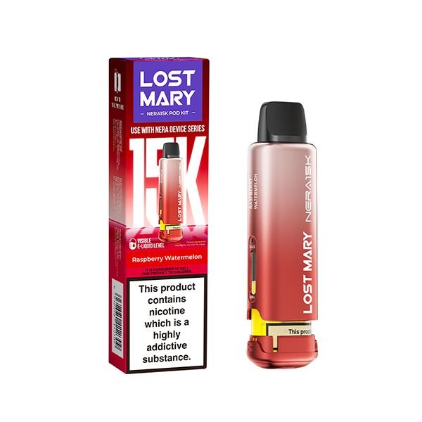 Lost Mary Nera 15K Pre Filled 2ml Pod + 10ml Refill - Vape Town