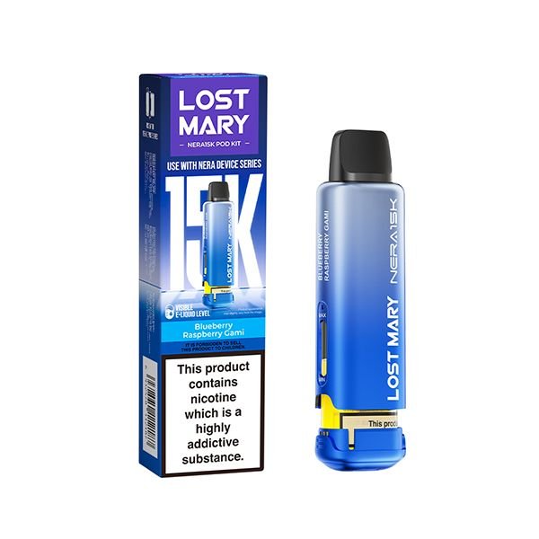 Lost Mary Nera 15K Pre Filled 2ml Pod + 10ml Refill - Vape Town