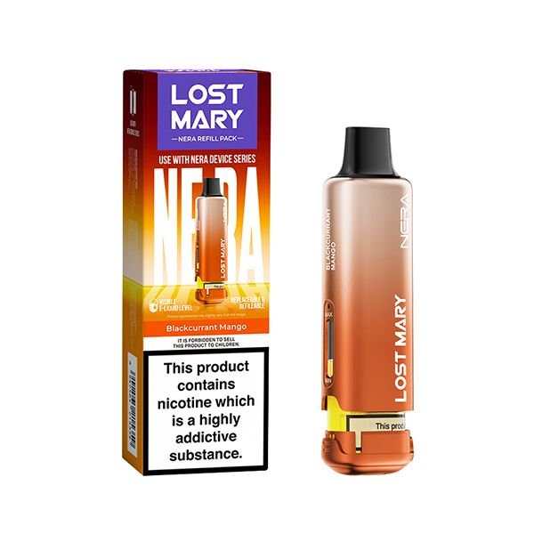 Lost Mary Nera 15K Pre Filled 2ml Pod + 10ml Refill - Vape Town