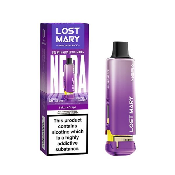 Lost Mary Nera 15K Pre Filled 2ml Pod + 10ml Refill - Vape Town