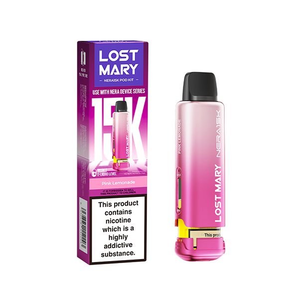 Lost Mary Nera 15K Pre Filled 2ml Pod + 10ml Refill - Vape Town