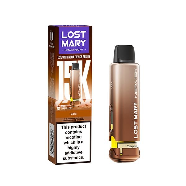 Lost Mary Nera 15K Pre Filled 2ml Pod + 10ml Refill - Vape Town