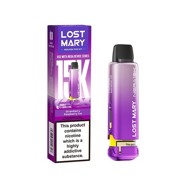 Lost Mary Nera 15K Pre Filled 2ml Pod + 10ml Refill - Vape Town