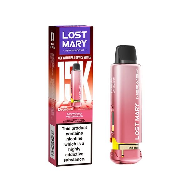 Lost Mary Nera 15K Pre Filled 2ml Pod + 10ml Refill - Vape Town