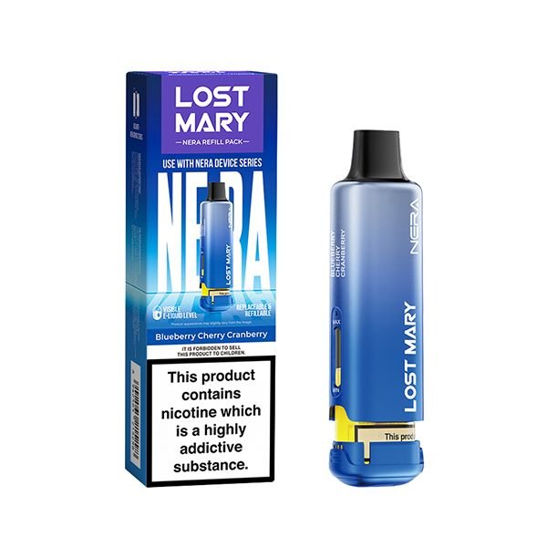 Lost Mary Nera 15K Pre Filled 2ml Pod + 10ml Refill - Vape Town