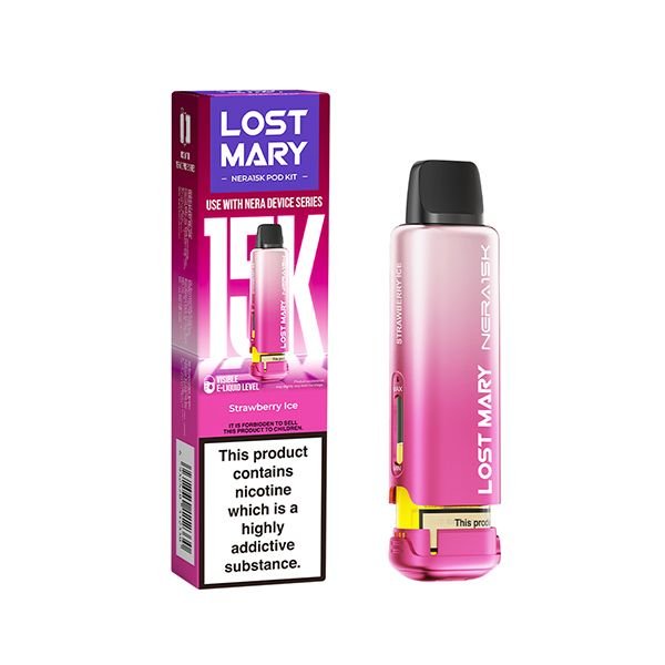 Lost Mary Nera 15K Pre Filled 2ml Pod + 10ml Refill - Vape Town