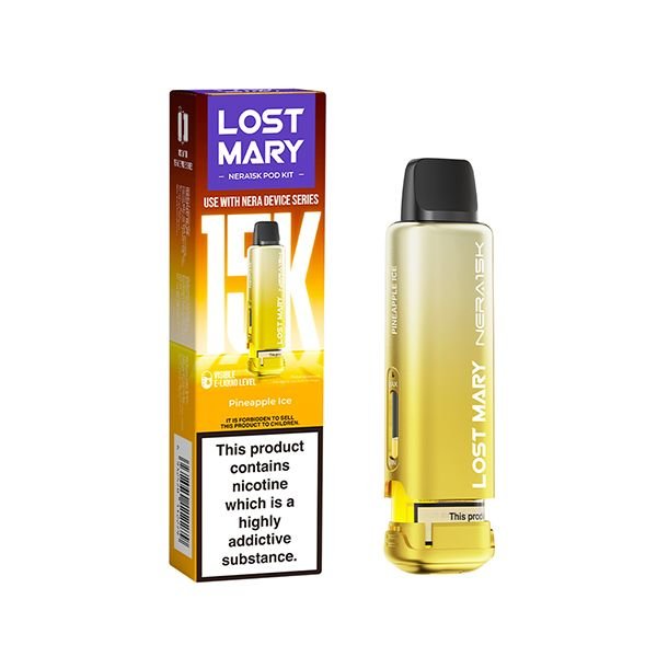 Lost Mary Nera 15K Pre Filled 2ml Pod + 10ml Refill - Vape Town