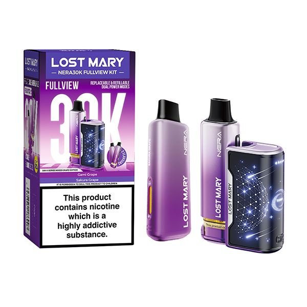 Lost Mary Nera 30K Fullview Pre Filled Pod Kit - Vape Town