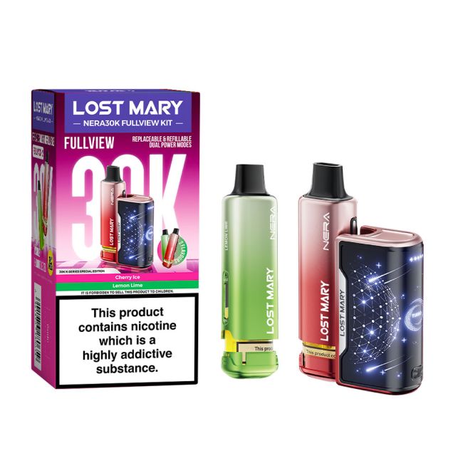 Lost Mary Nera 30K Fullview Pre Filled Pod Kit - Vape Town