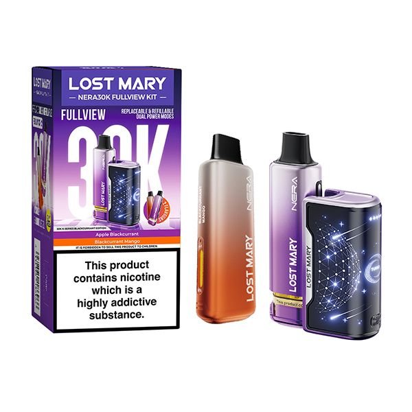 Lost Mary Nera 30K Fullview Pre Filled Pod Kit - Vape Town