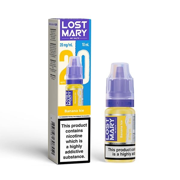 Lost Mary Nic Salt Banana Ice 10ml E - Liquid - Vape Town