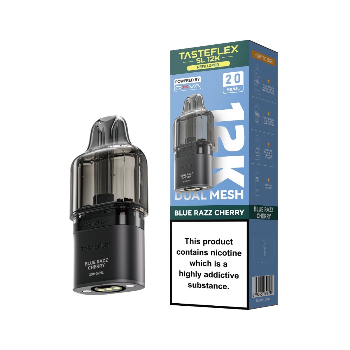 OXVA Tasteflex SL 12K Pre Filled Replacement Pods - Vape Town