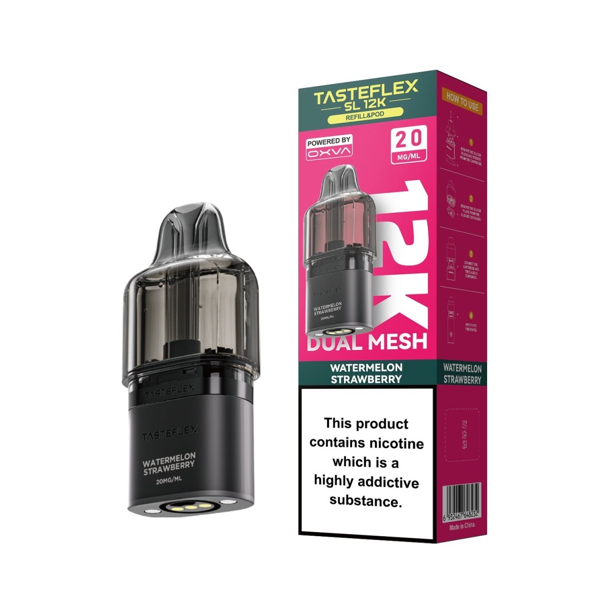 OXVA Tasteflex SL 12K Pre Filled Replacement Pods - Vape Town