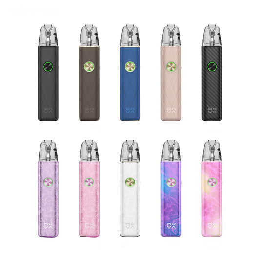 OXVA Xlim 4 Pod Vape Kit in All Available Colours on a White Background - Vape Town UK