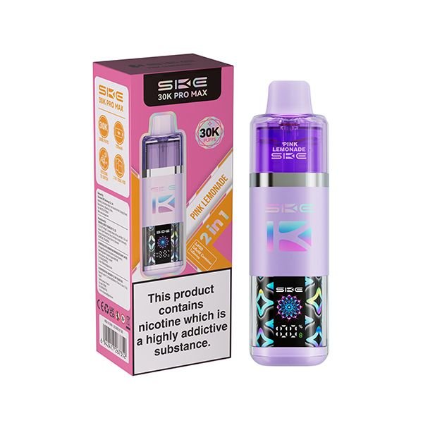 SKE Crystal 30K Pro Max Pre Filled Pod Vape Kit - Vape Town