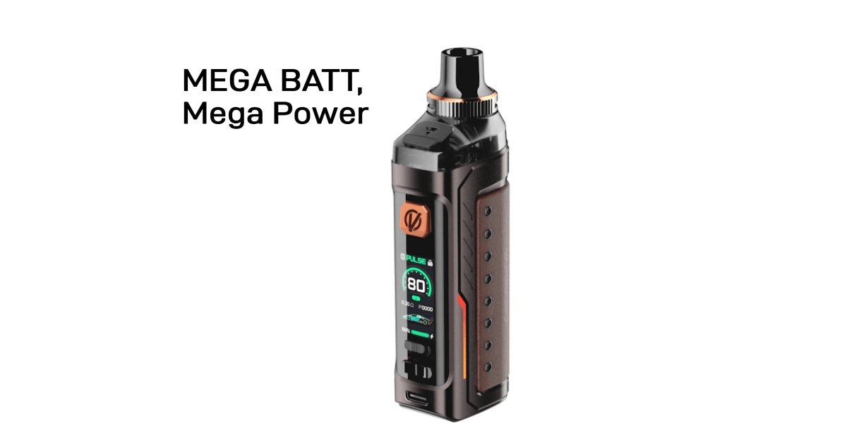 Vaporesso Armour G Pod Vape Kit Mega Power Graphic.