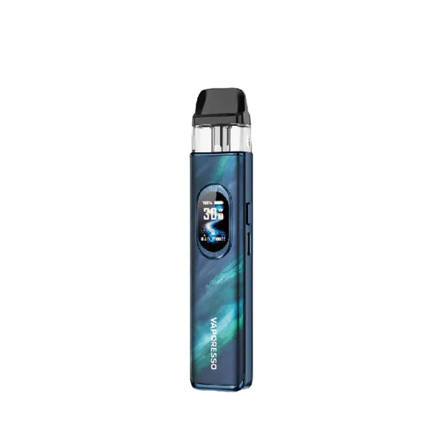 Aurora Blue Vaporesso XROS 6 pod vape kit on a white background.