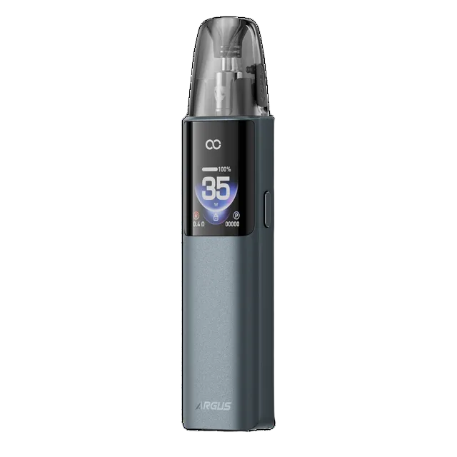 Grey VooPoo Argus G4 Pod Vape Kit on a white background.