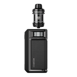 Black VooPoo Drag 6 Vape Kit on a White Background.