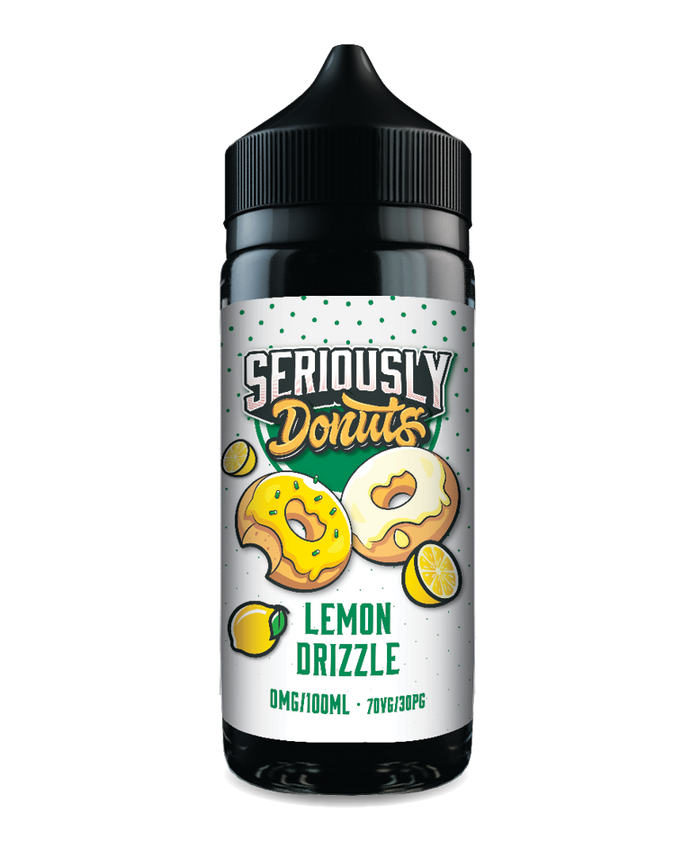 Seriously Donuts Lemon Drizzle E-liquid Shortfill 100ml