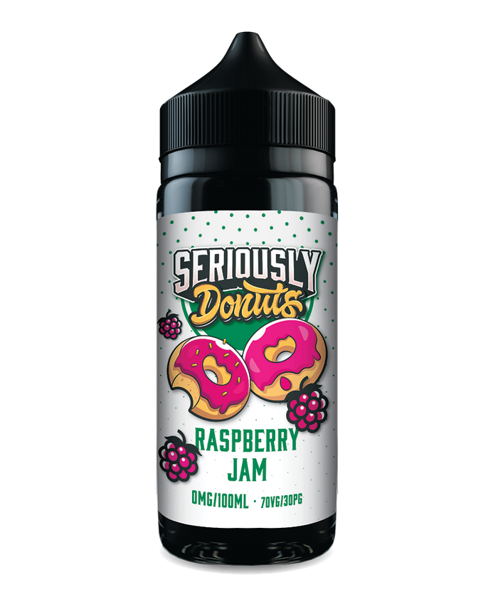 Seriously Donuts Raspberry Jam E-Liquid Shortfill 100ml