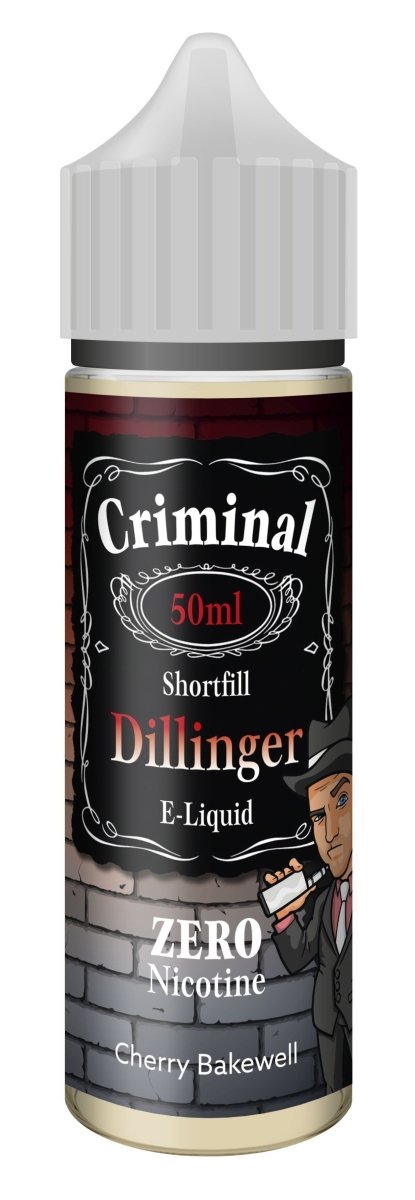 Criminal E - Liquid Dillinger 50ml Shortfill - Vape Town