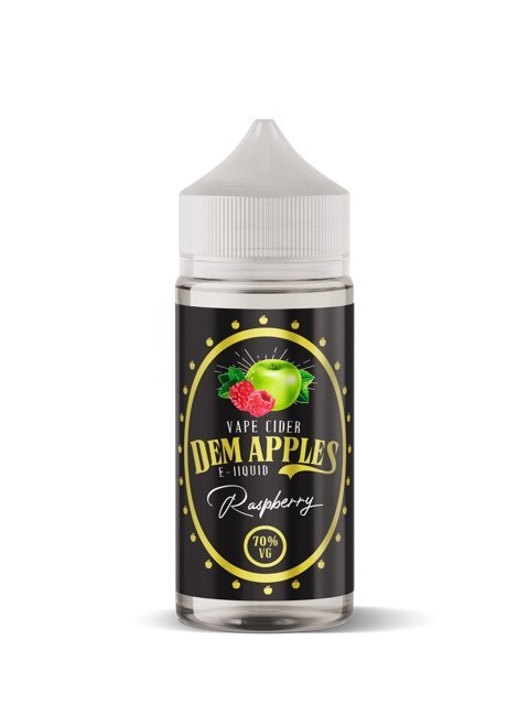 Dem Apples - Raspberry Cider 100ml available from the online vape shop Vape Town UK