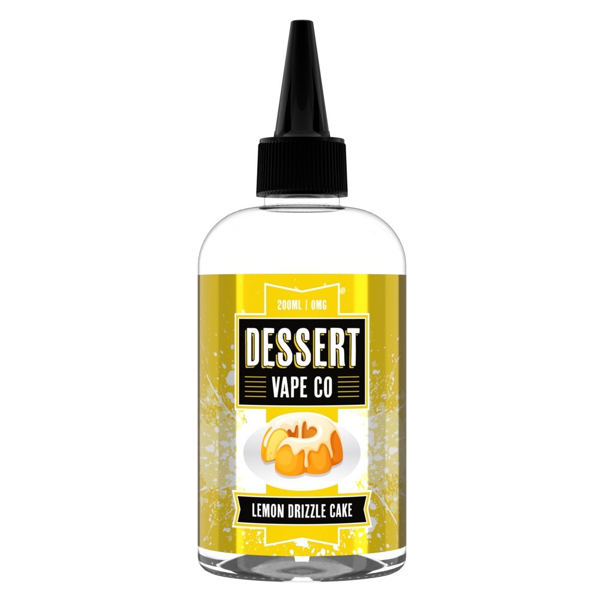 Dessert Vape Co - Lemon Drizzle Cake 200ml available from the online vape shop Vape Town UK