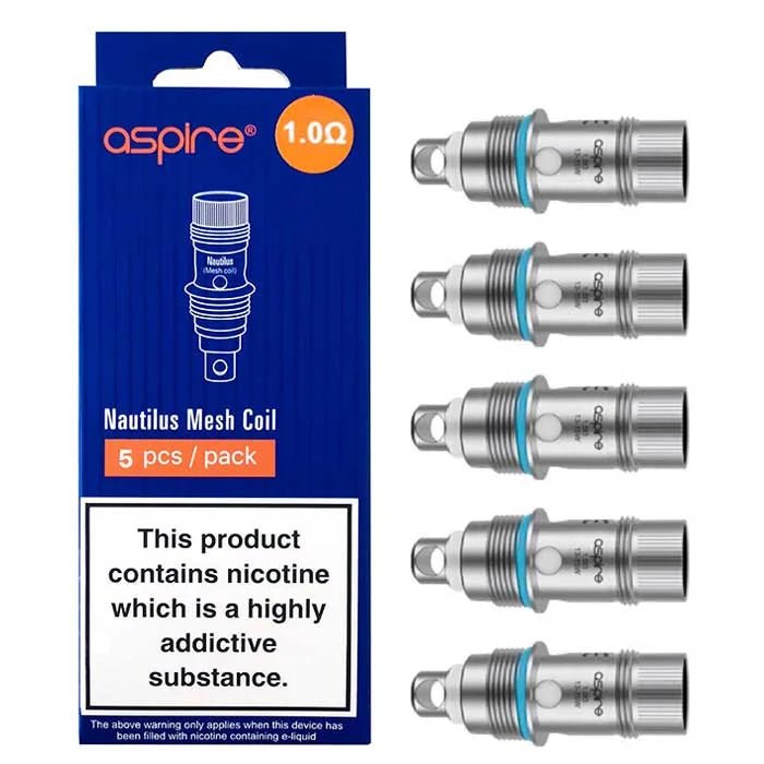 Aspire Nautilus Coils 1.0 available from the online vape shop Vape Town UK