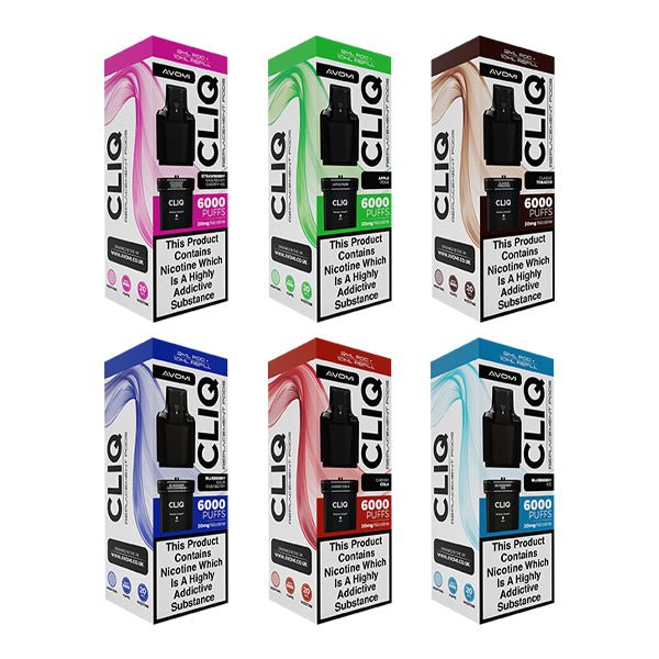 Avomi CLIQ Pre Filled Replacement Pods - Vape Town